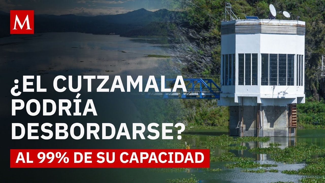 El sistema Cutzamala se recupera tras años de sequía y está a pocos días del 100%