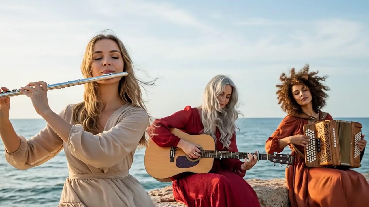 Amber Skies of Granada | Cinematic Flamenco Guitar, Sax, Accordion & Flute