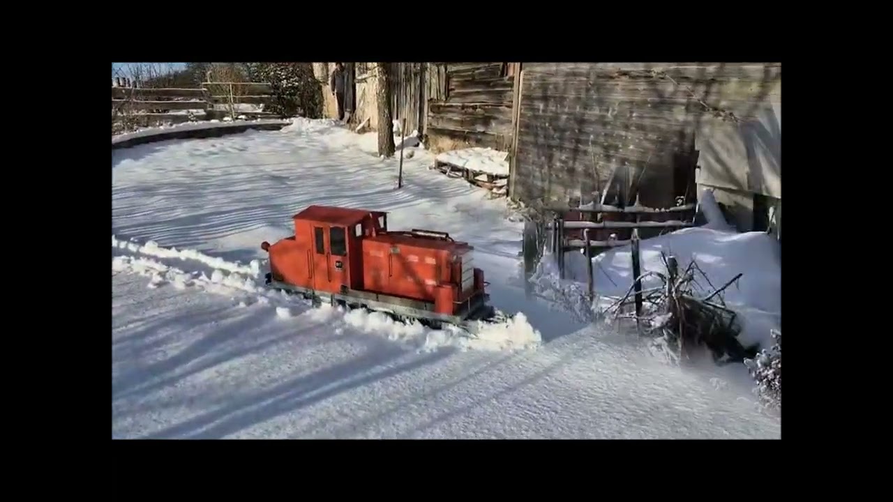 Gebus im Schnee bis sie stecken blieb...