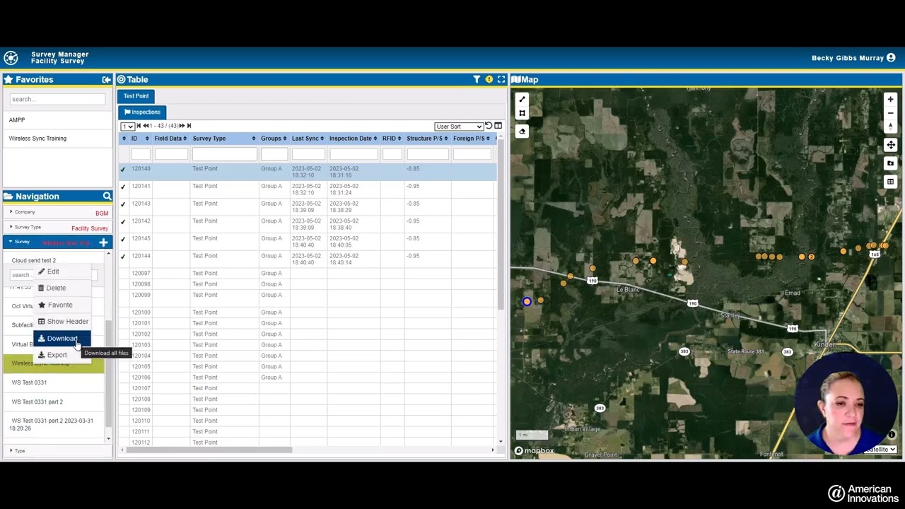 PCS Survey Manager - Facility Survey Overview