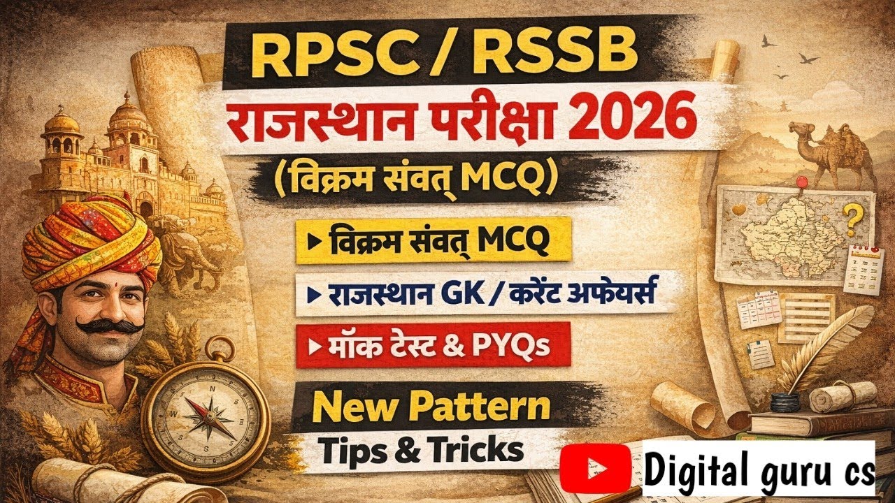 All Rajasthan Exam 2026 | विक्रम संवत् एवं प्रमुख त्योहार | Most Important GK | RPSC, RSSB Special 