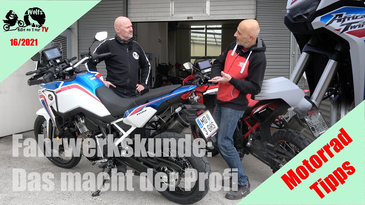 Fahrwerk selber einstellen an der Reiseenduro | Honda CRF1100L Africa Twin 2021 | Christian Zwedorn