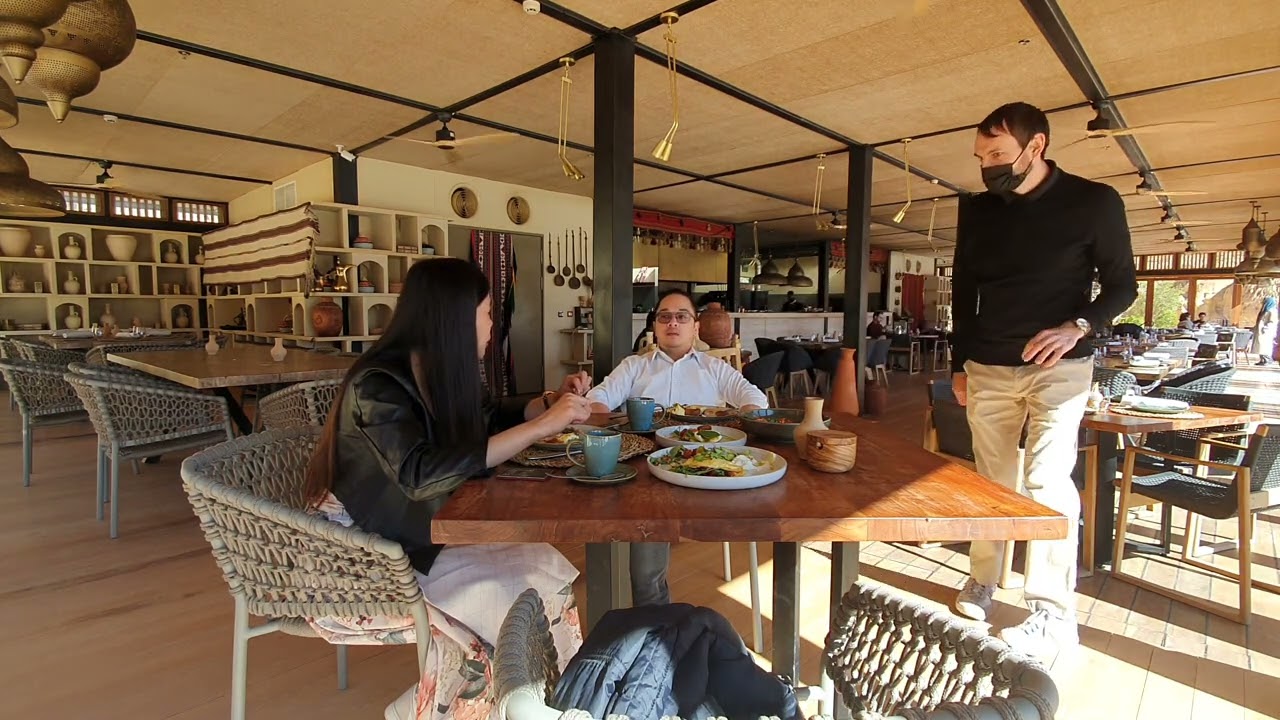 Breakfast &lrm;at Habitas❤️ @ExperienceAlUla
