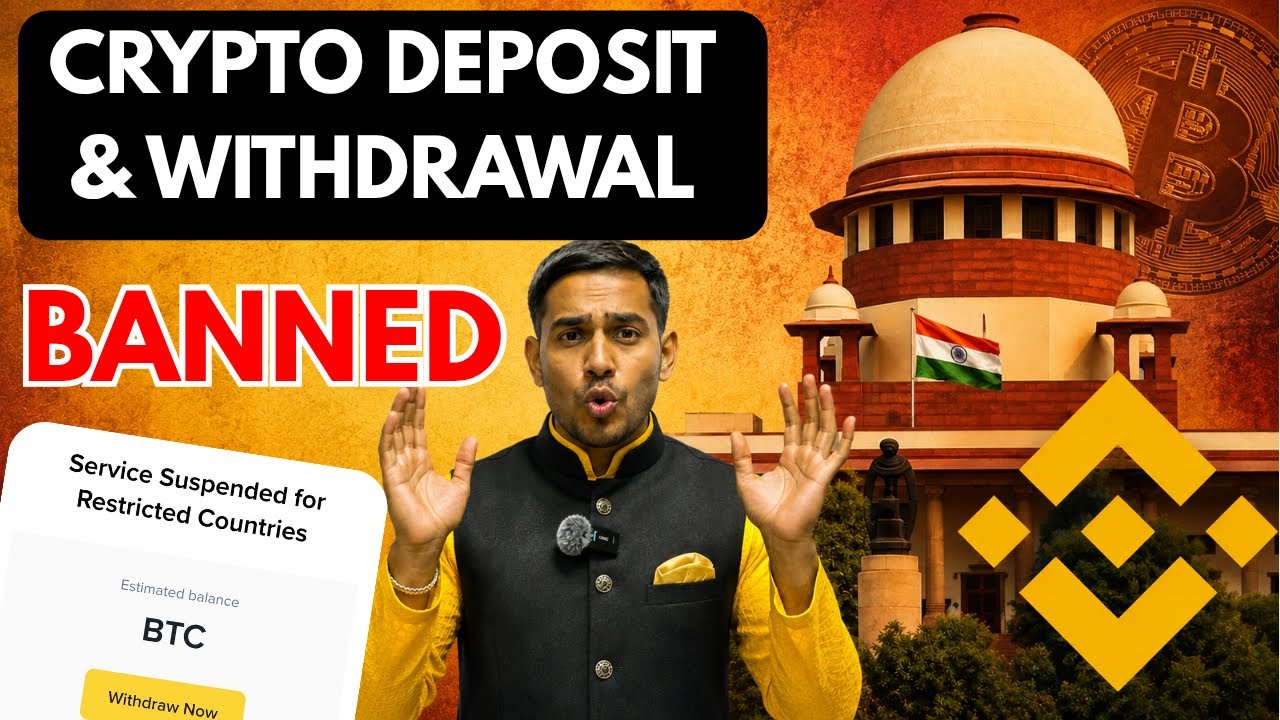 Crypto Banned ⚠️ Crypto Deposits and Withdrawal Restricted Binance || Crypto New Rules in India 