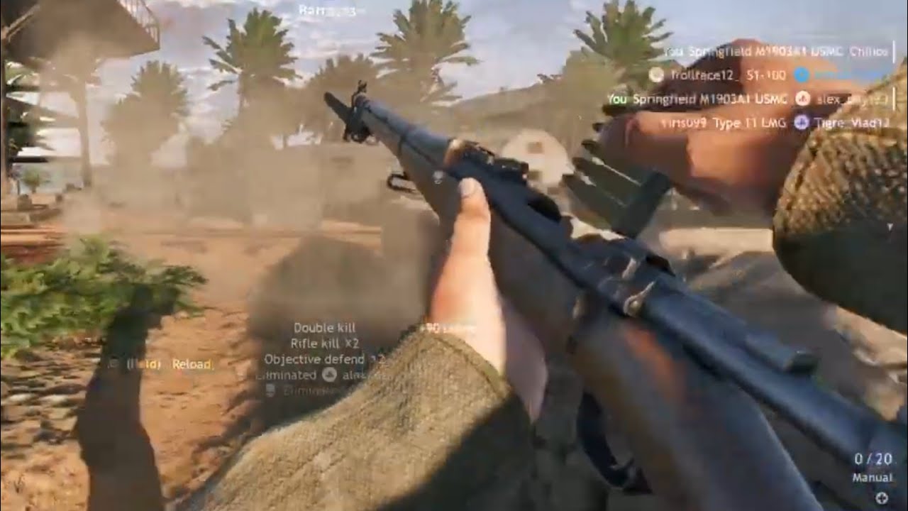 33 Kills - M1903 Rifle + M50 Reising 🇺🇸 Enlisted
