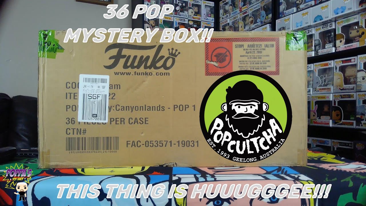 Popcultcha 36 Pop Mystery Box!  This thing is Huge!