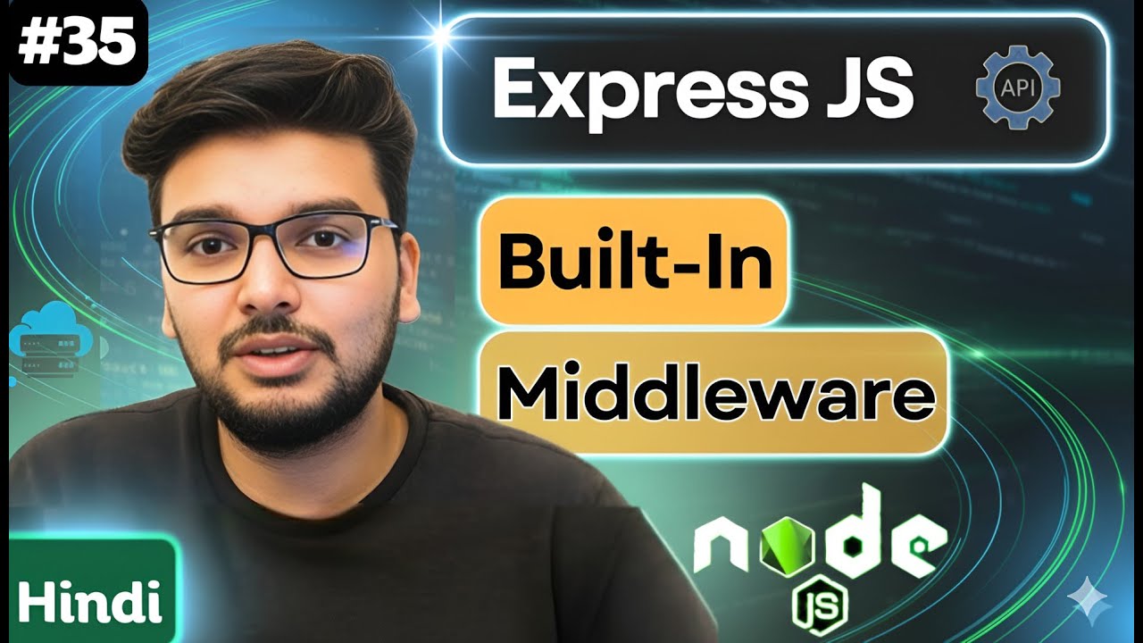 Built-in Middleware in Express.js Explained | Built-in Middleware Explained Simply