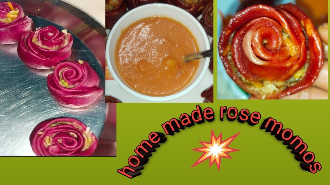 आसान तरीके से home made rose momos 🤤😋🌹🌹#Yummy #subscribe 