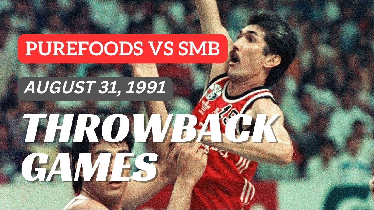 SMB vs PUREFOODS | Aug 13, 1991 | Overtime Game | PBA Throwback
