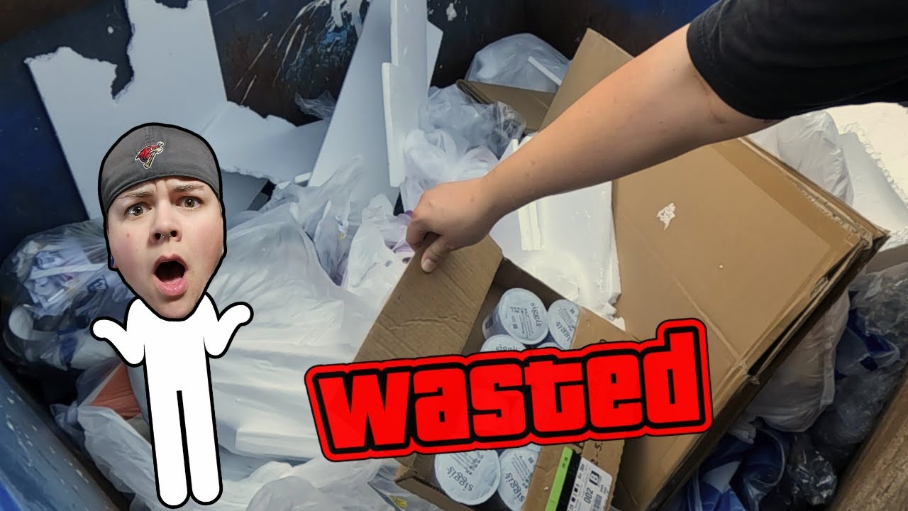 DUMPSTER DIVING! Some companies are so wasteful!