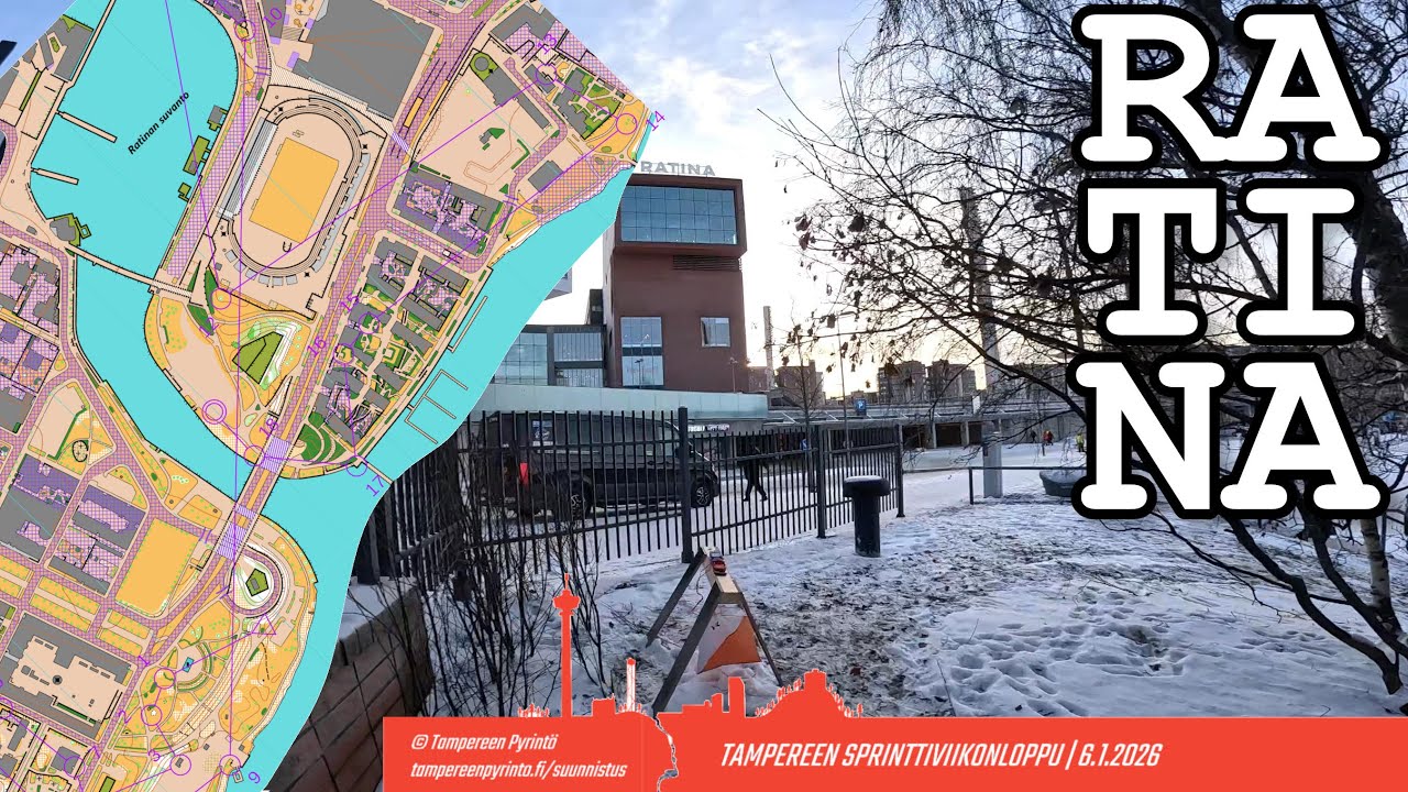 Tampereen sprinttiviikonloppu 6.1.2026: Ratina 5,0 km