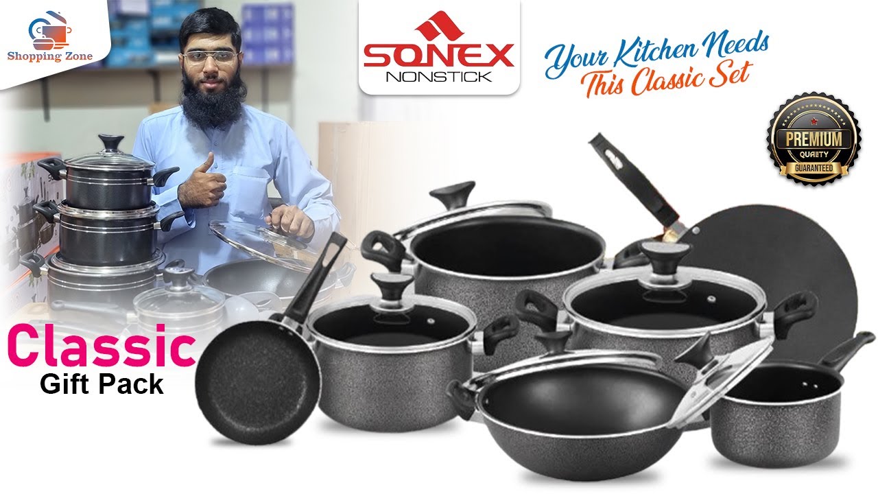 Sonex Nonstick Classic Dora Gift Pack | Best Nonstick Cookware for Easy Cooking #shoppingzonespk