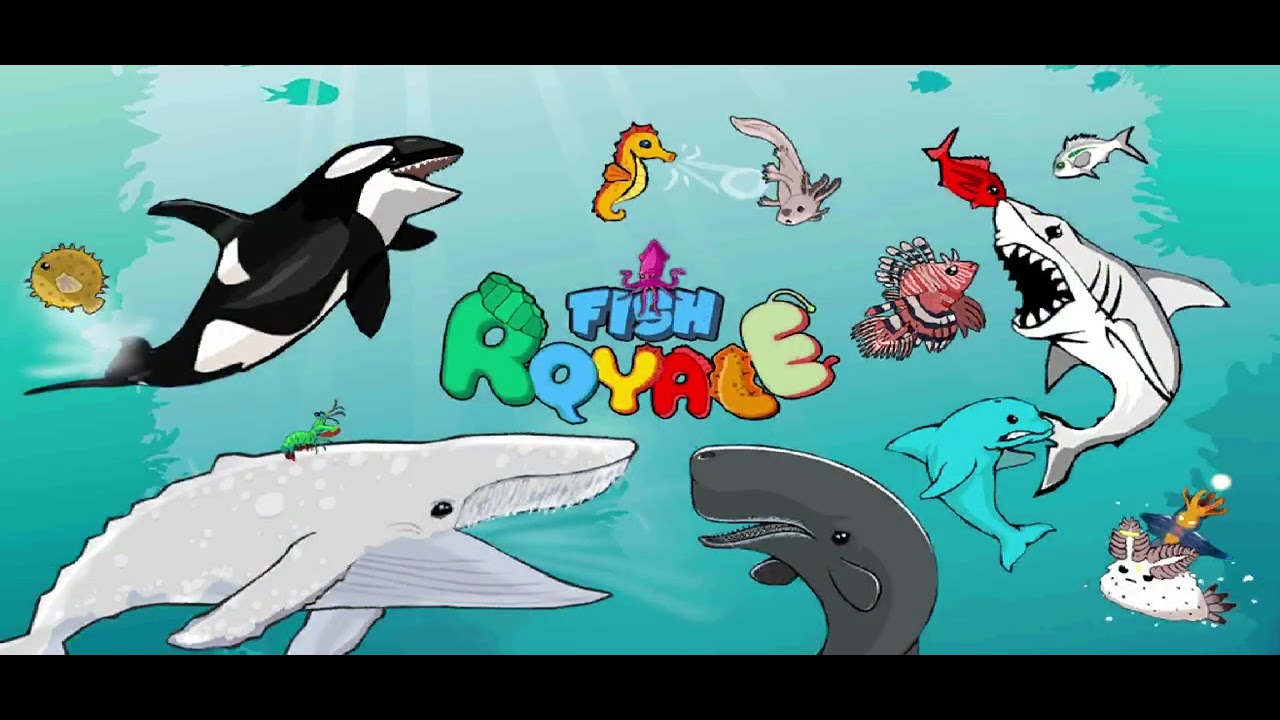 playing fish royale with my new phone