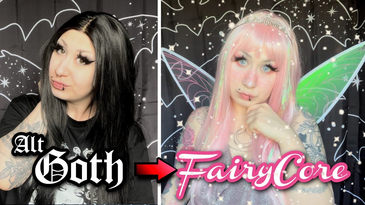 Alt/Goth To FairyCore Transformation