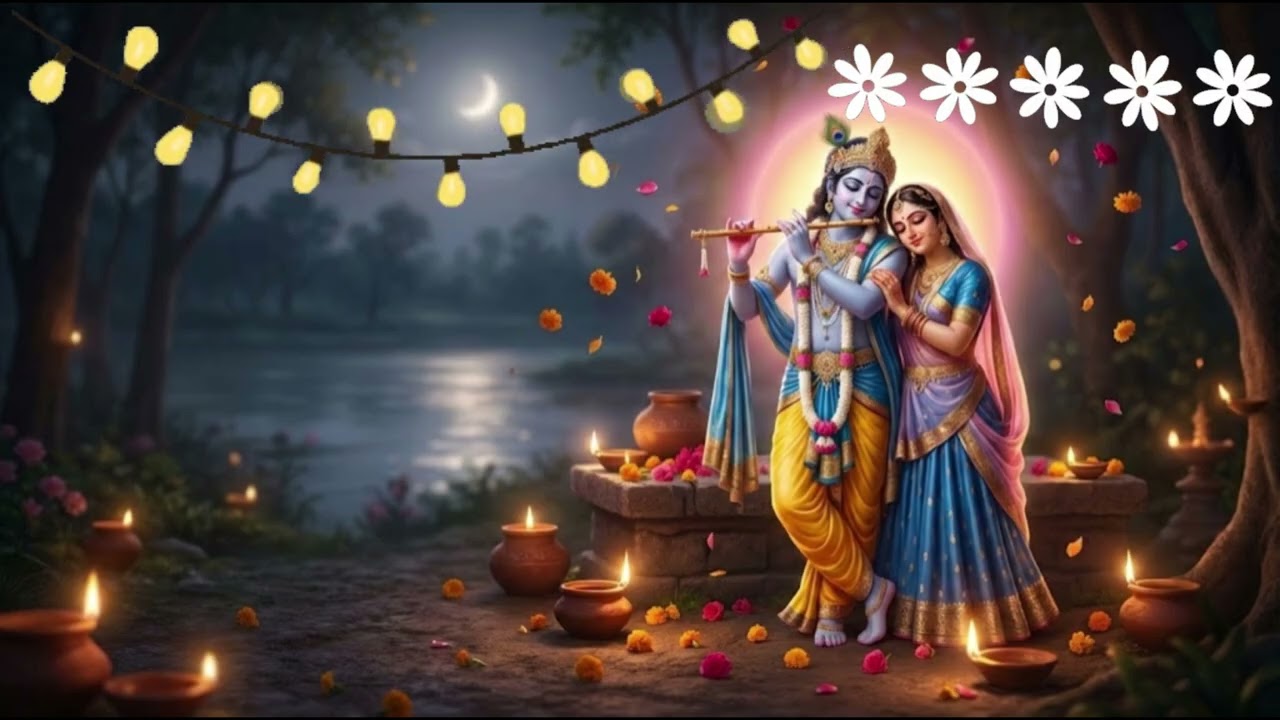Radhe Radhe Shyam | Radha Krishna Prem Bhajan | Peaceful Night Bhakti