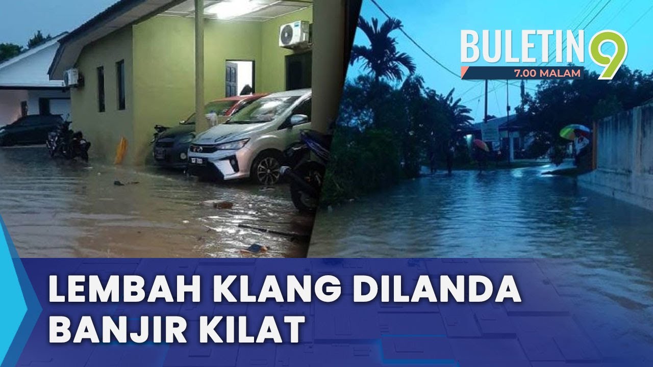 Penduduk Lembah Klang Cemas Dilanda Banjir Kilat Awal Pagi