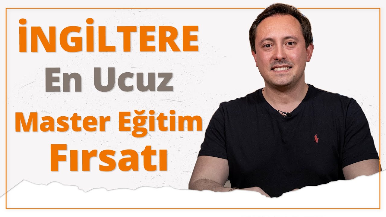 İngiltere&rsquo;deki En Ucuz Master Eğitimi fırsatı ! Bundan daha uyguna Y&uuml;ksek Lisans yok!
