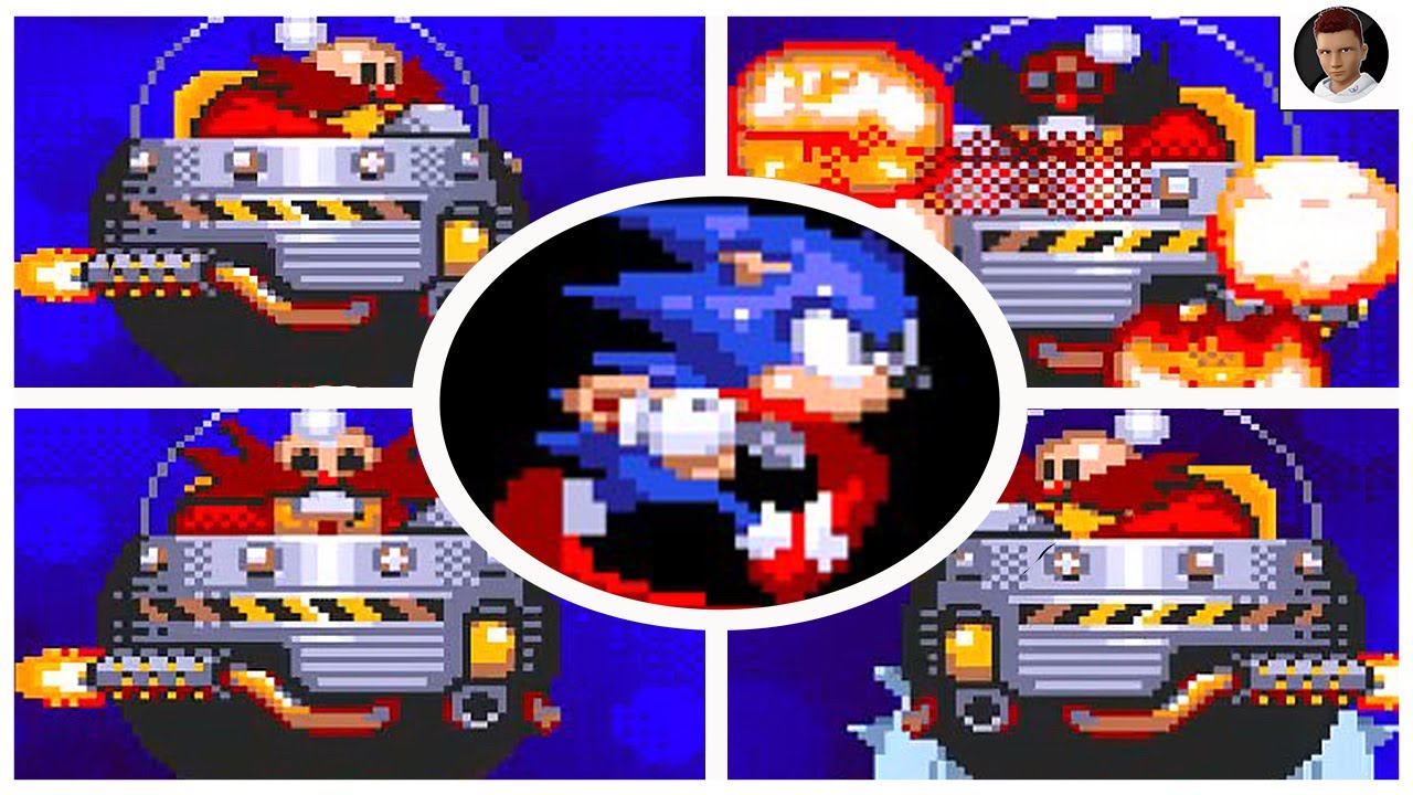 Sonic The Boss Challenge (Sonic Rom Hack) All Bosses