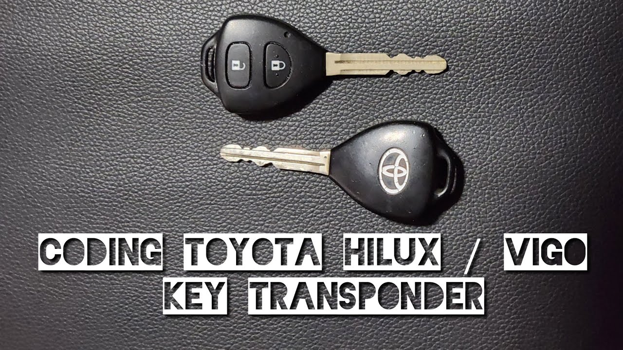How To Code A Spare Key For Your Toyota Hilux / Vigo N70 Kun26 - Works On Most 2000s Toyotas