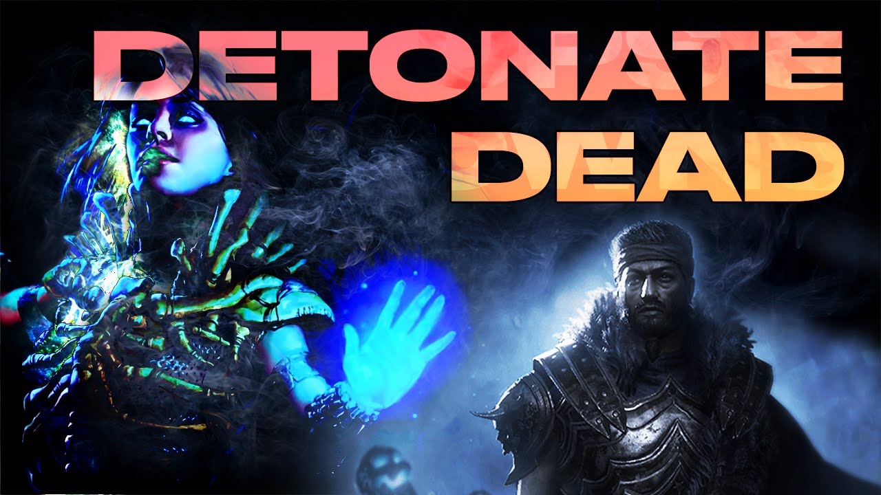 EXPLODE The End Game! -  Trinity Detonate Dead Necromancer Leaguestarter [PoE 3.15]