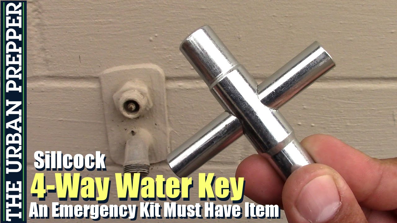 4-Way Water Key (Sillcock): An Emergency Kit Must Have