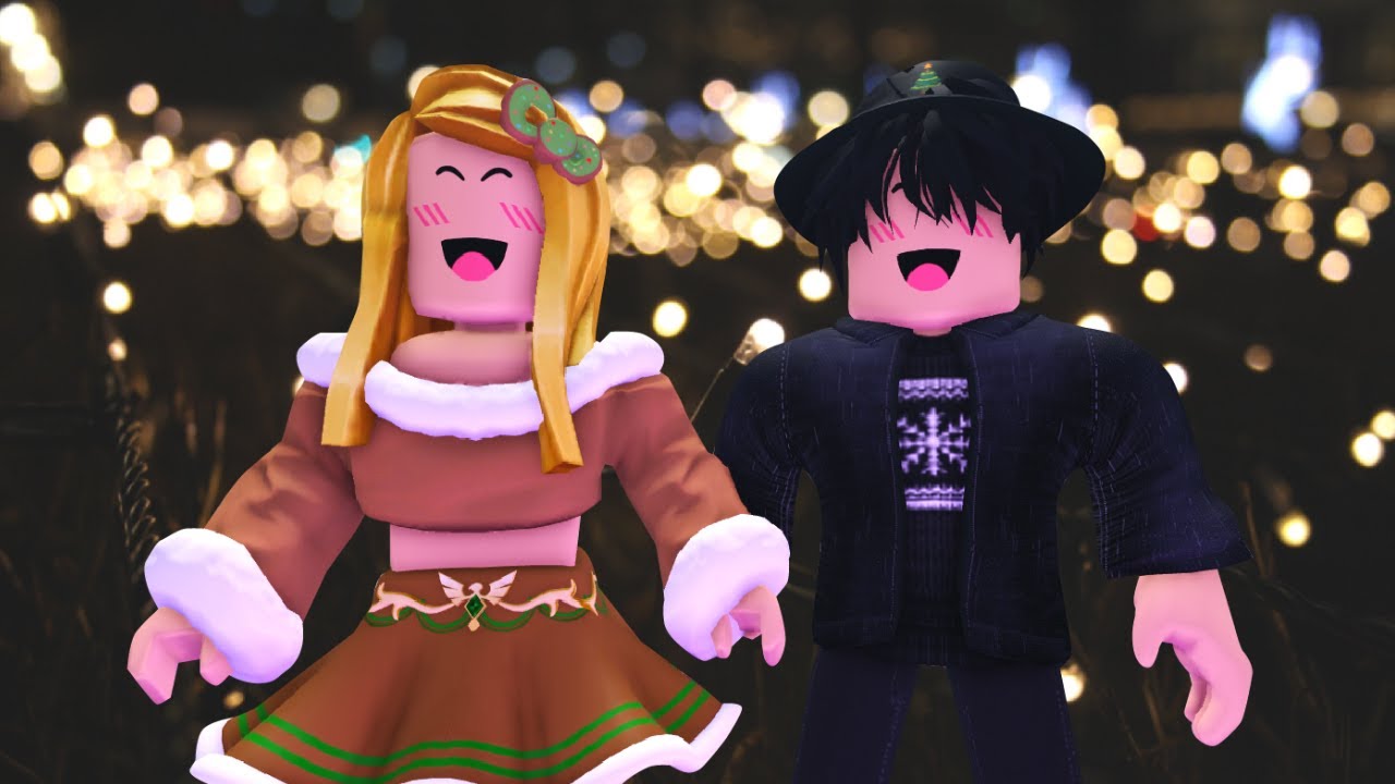 Fiesta de NAVIDAD en la nieve | Mamá vs Roblox | #roblox #catfer #christmas