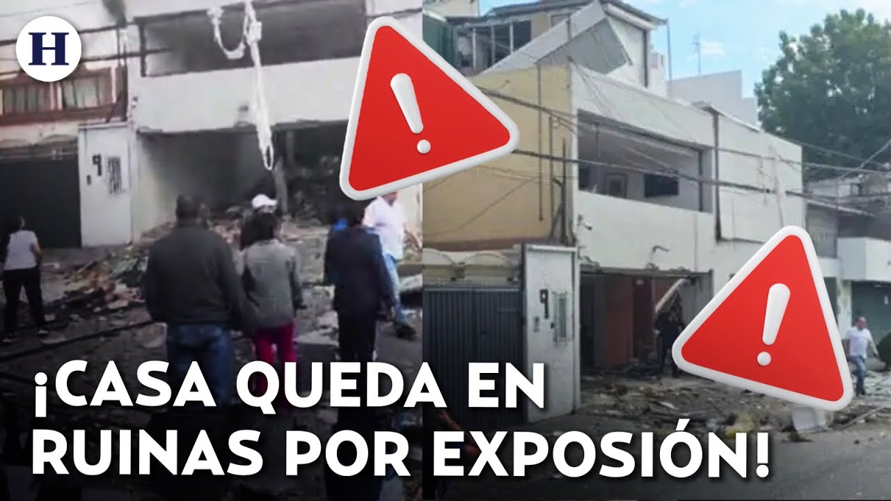 ¡Todo quedó en ruinas! Explosión por gas LP arrasa con vivienda en Álvaro Obregón