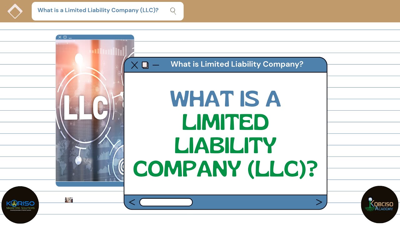 What is A Limited Liability Company? Shirkad Mas'uuliyadeeda Maaliyadeed Xadidantahay - Af Somali