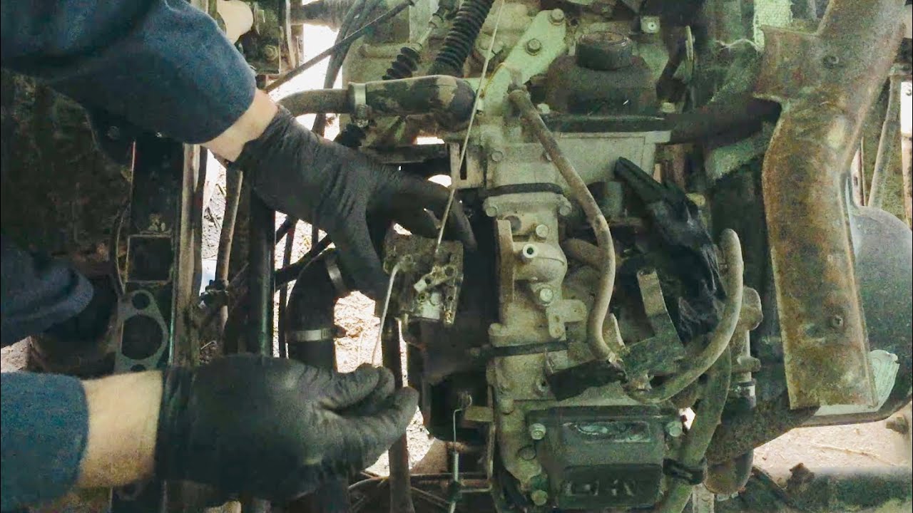 Карбюратор Mule 2510, часть 4 — переустановка и запуск