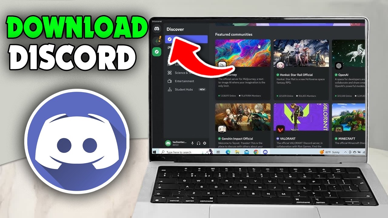 Как скачать Discord на ноутбук/ПК (2026)