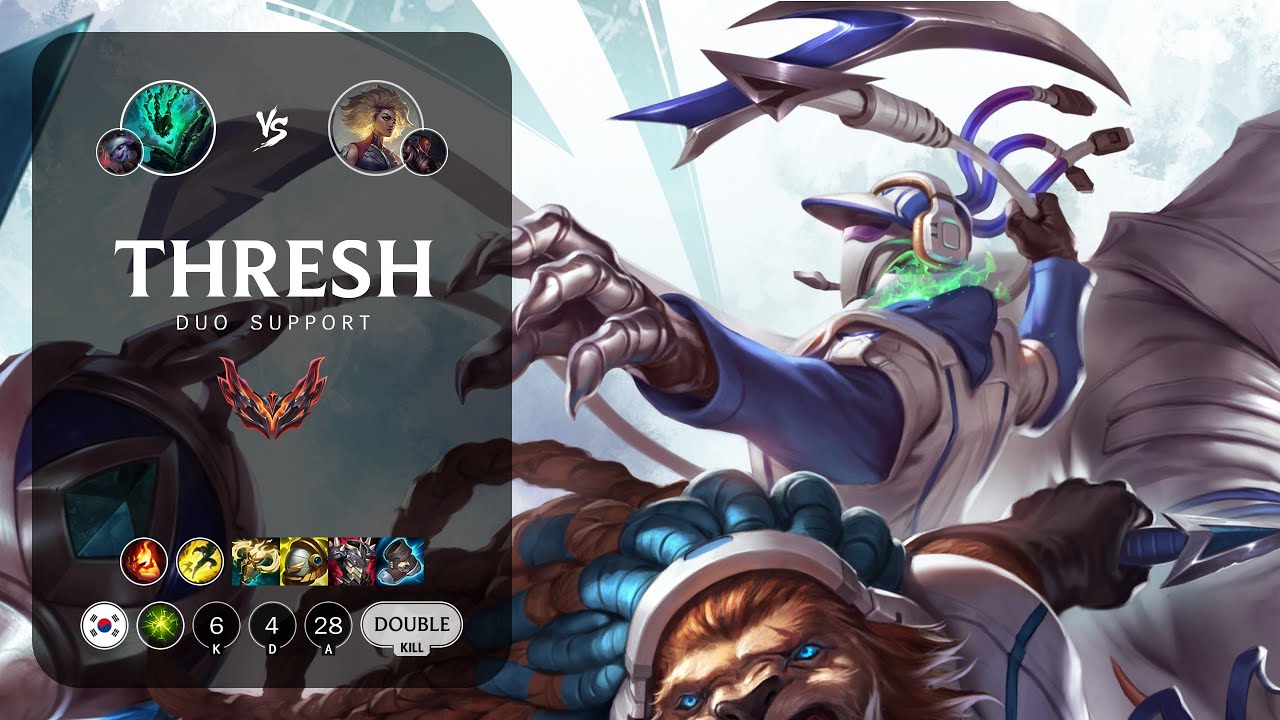 Thresh Support vs Rell - KR Grandmaster Patch 13.23