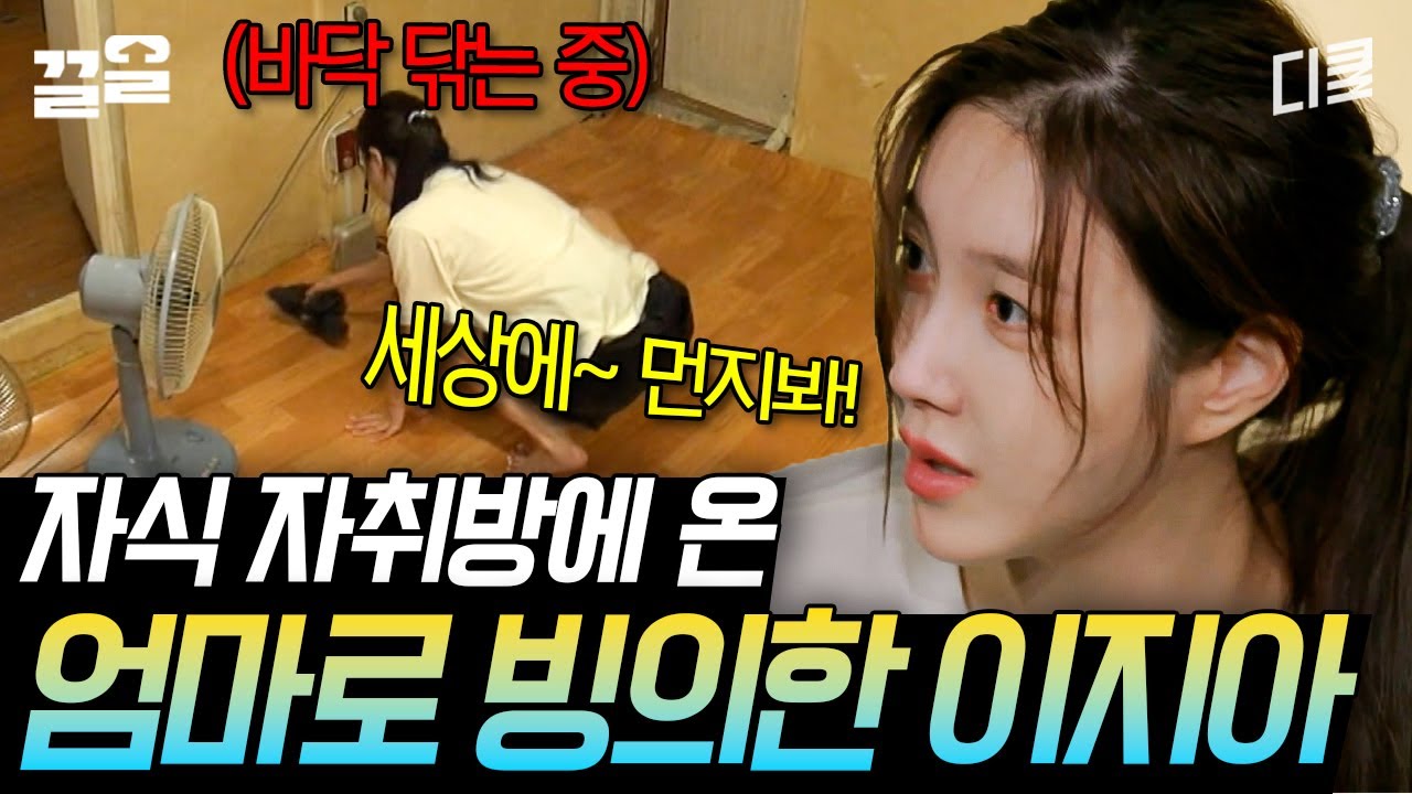 엄마 손대지 말라니까~!! 오랜만에 와서 무한 걸레질하는 엄마와 말리는 나 그 잡채 | 해치지않아