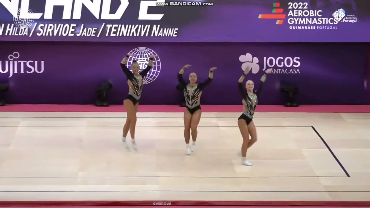 10th Aerobic Gymnastics World Championships (Q) - Junior Trio - Finland 2 🇫🇮