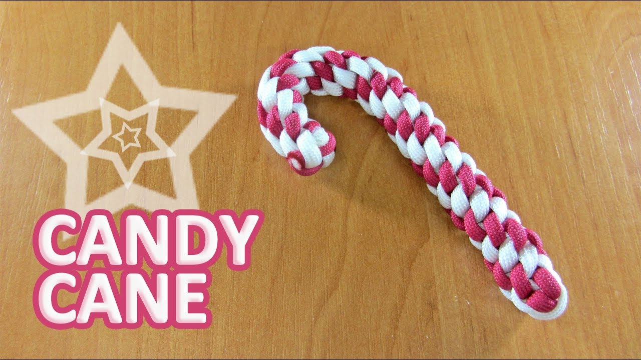 Рождественский леденец из паракорда / Candy cane Paracord