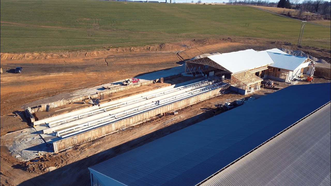 Rohrer Dairy Farms Building Project 2021-22 Time-lapse