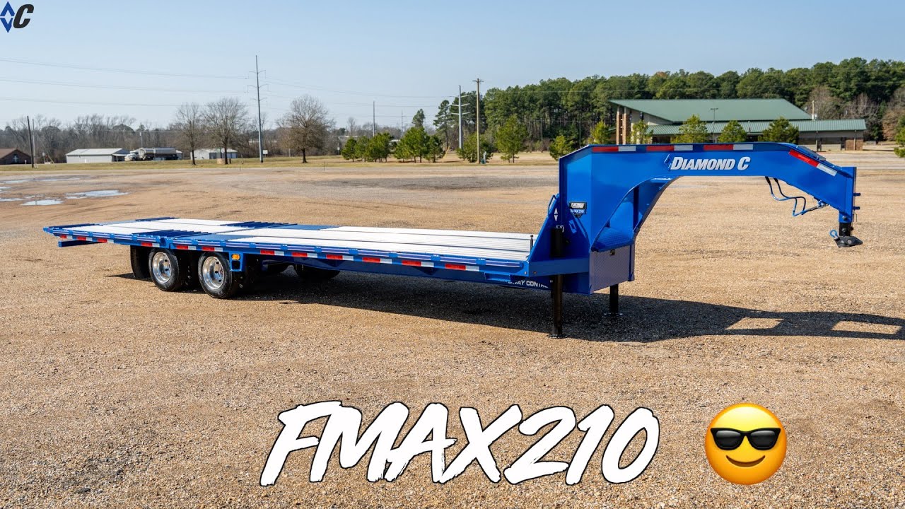Gooseneck Flatbed Trailer With Aluminum Flooring | Diamond C