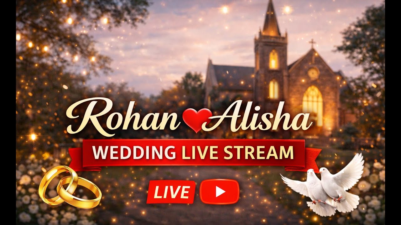ROHAN WEDS ALISHA WEDDING LIVE STREAMING