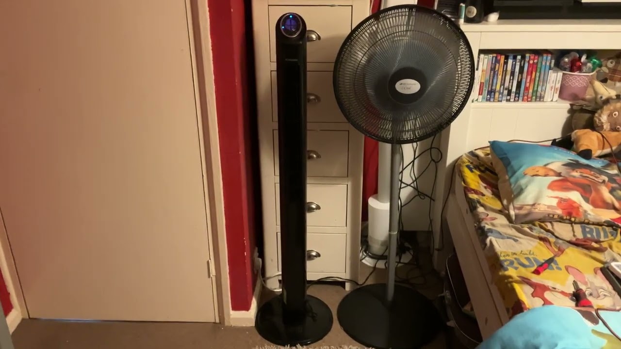 Dimplex 36 inch tower fan VS 2004 Bionaire 2 Cool 16 inch pedestal fan