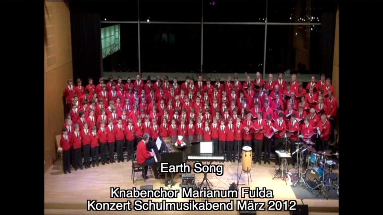 Adventstür 1: Earth Song - Knabenchor Marianum Fulda - Schulmusikabend März 2012