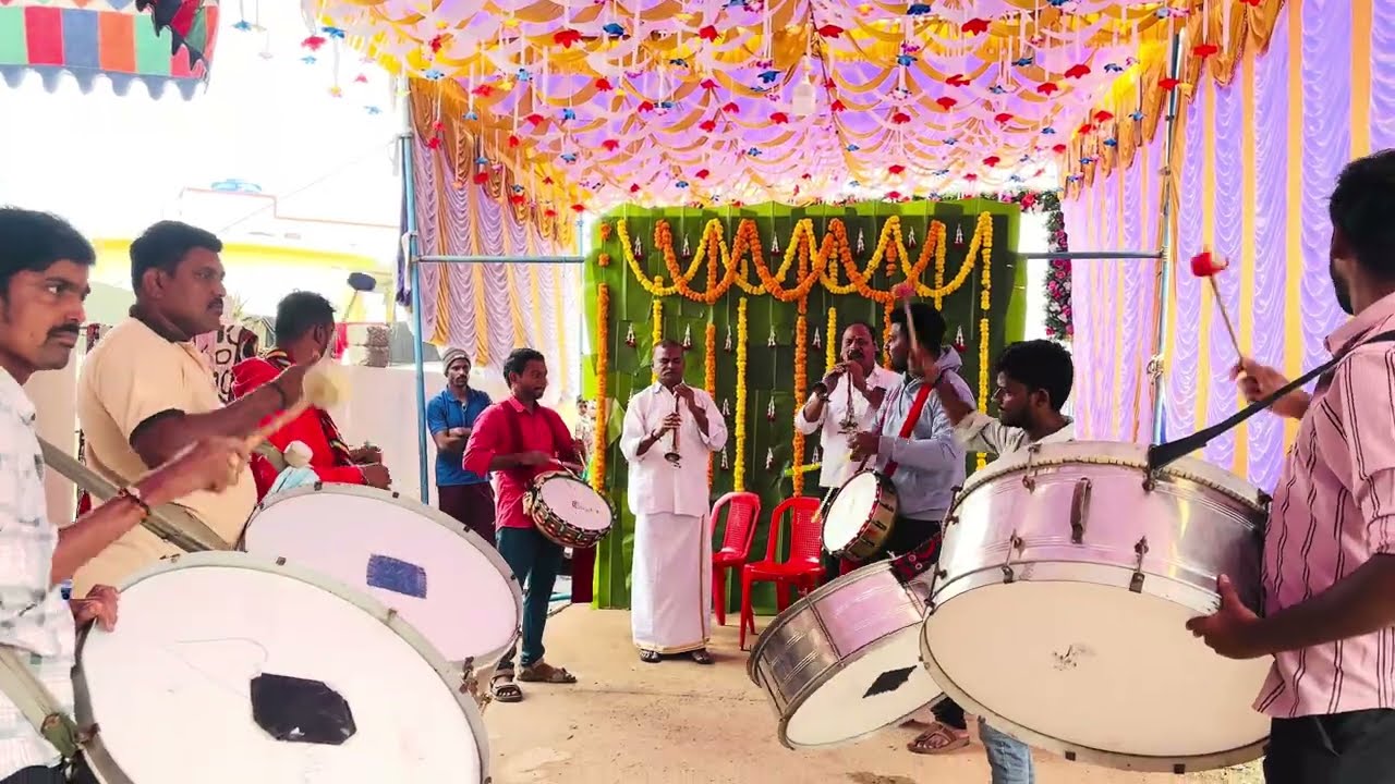 #naresh drums badvel theenmar drums badvel #navarnji melam #band melam #sannai melam #drumsmusic 
