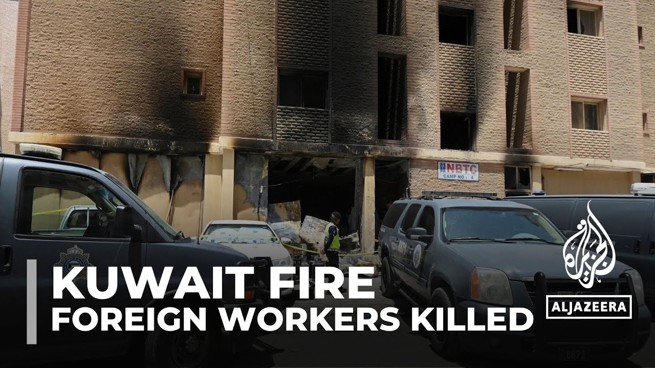 At least 49 dead in fire at building housing workers in Kuwait