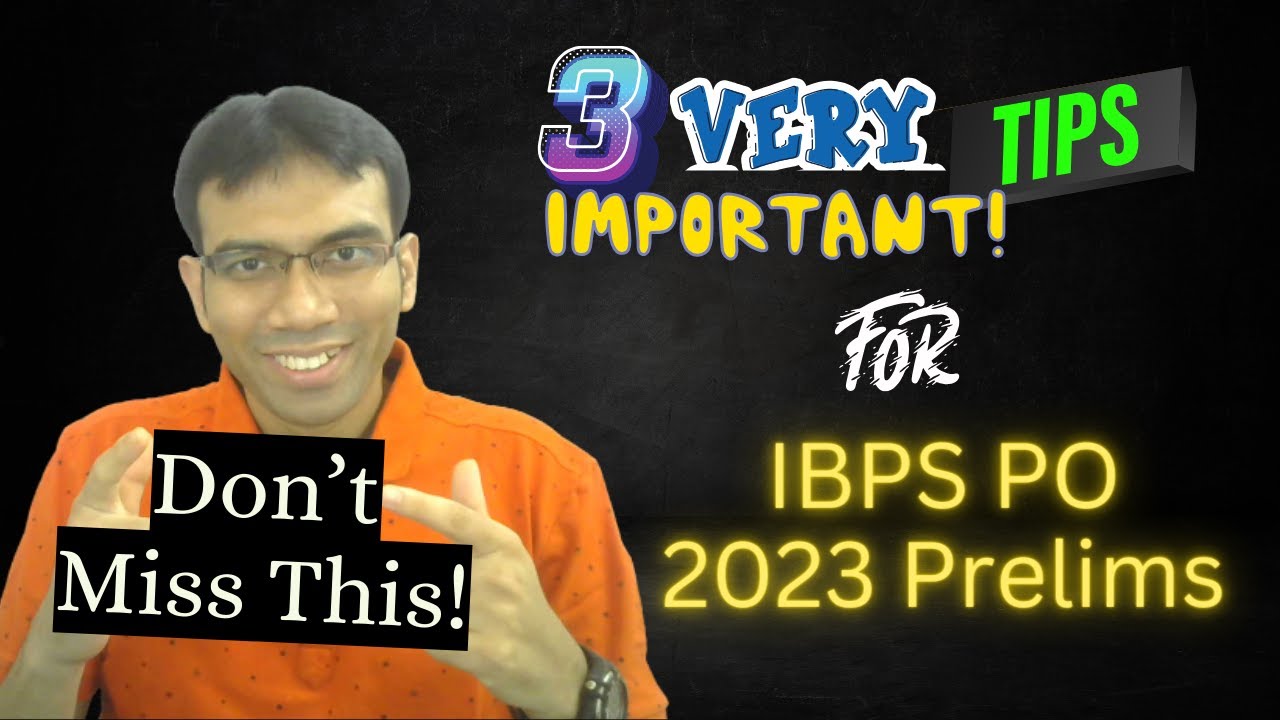 Don't go for IBPS PO Prelims without watching this! 3 Emotions That Can Make or Break Your Exam!
