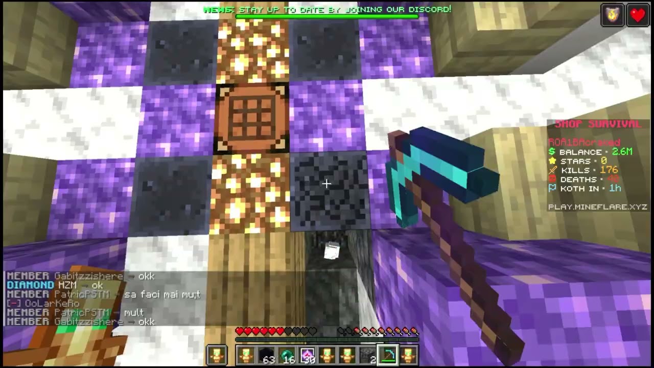 raiding a base in mineflare not very rich