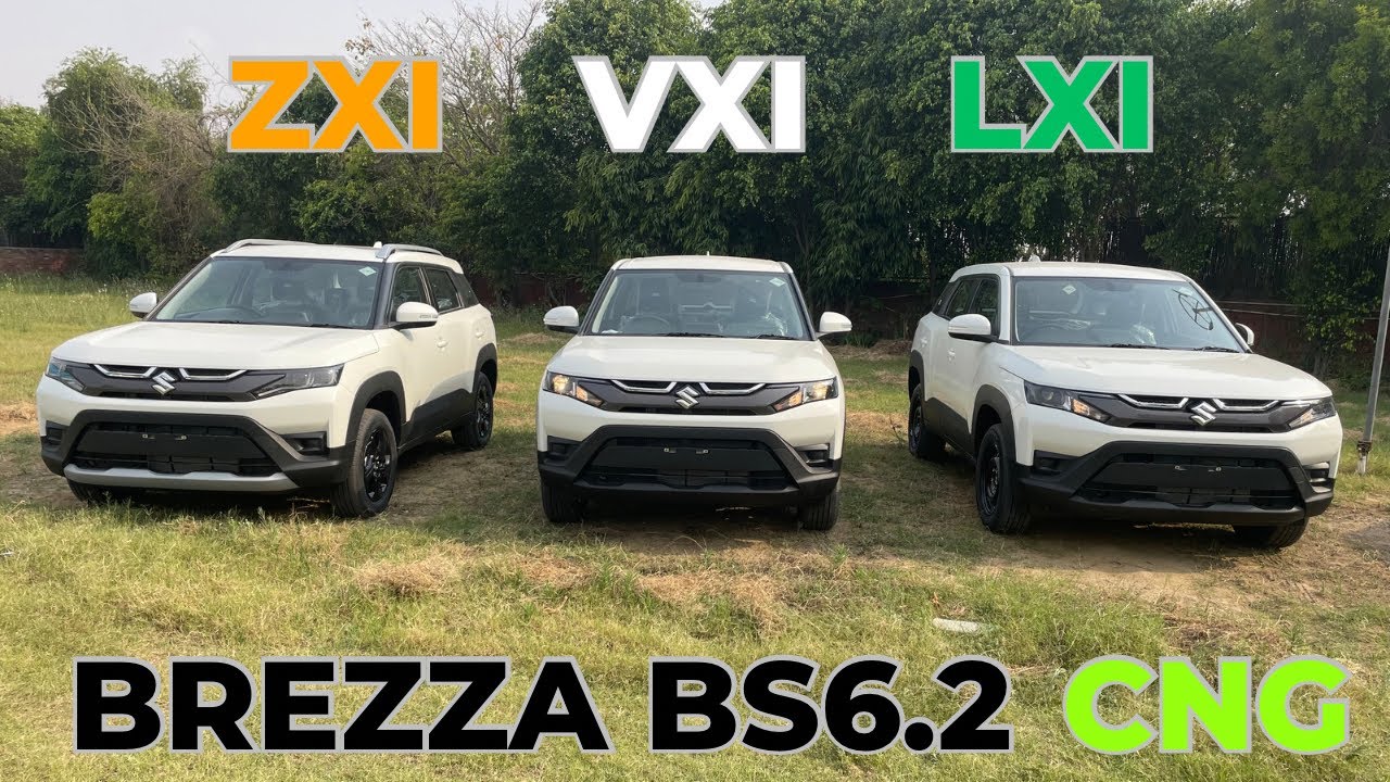 2023 brezza zxi vs vxi vs lxi - comparison , features , changes , safety , price