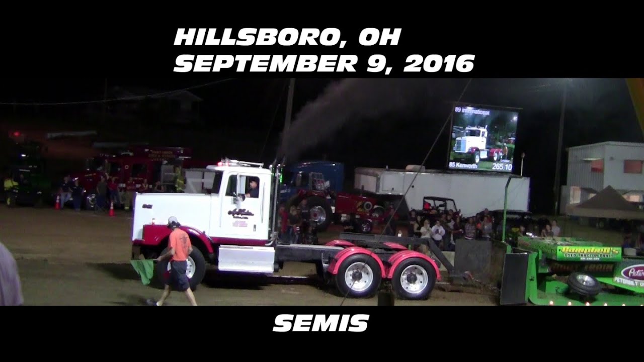 9/9/16 Hillsboro, OH Semis