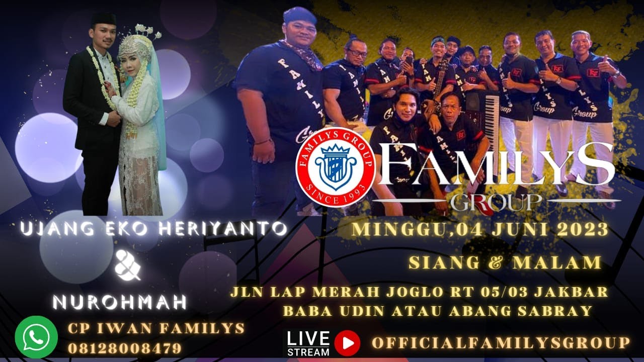 Live Streaming Familys Group | Edisi Lapangan Merah Joglo | Minggu 04 Juni 2023 (SIANG)