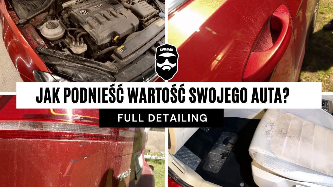 FULL DETAILING VW GOLF TRANSFORMACJA + reakcja Mirek Okniński
