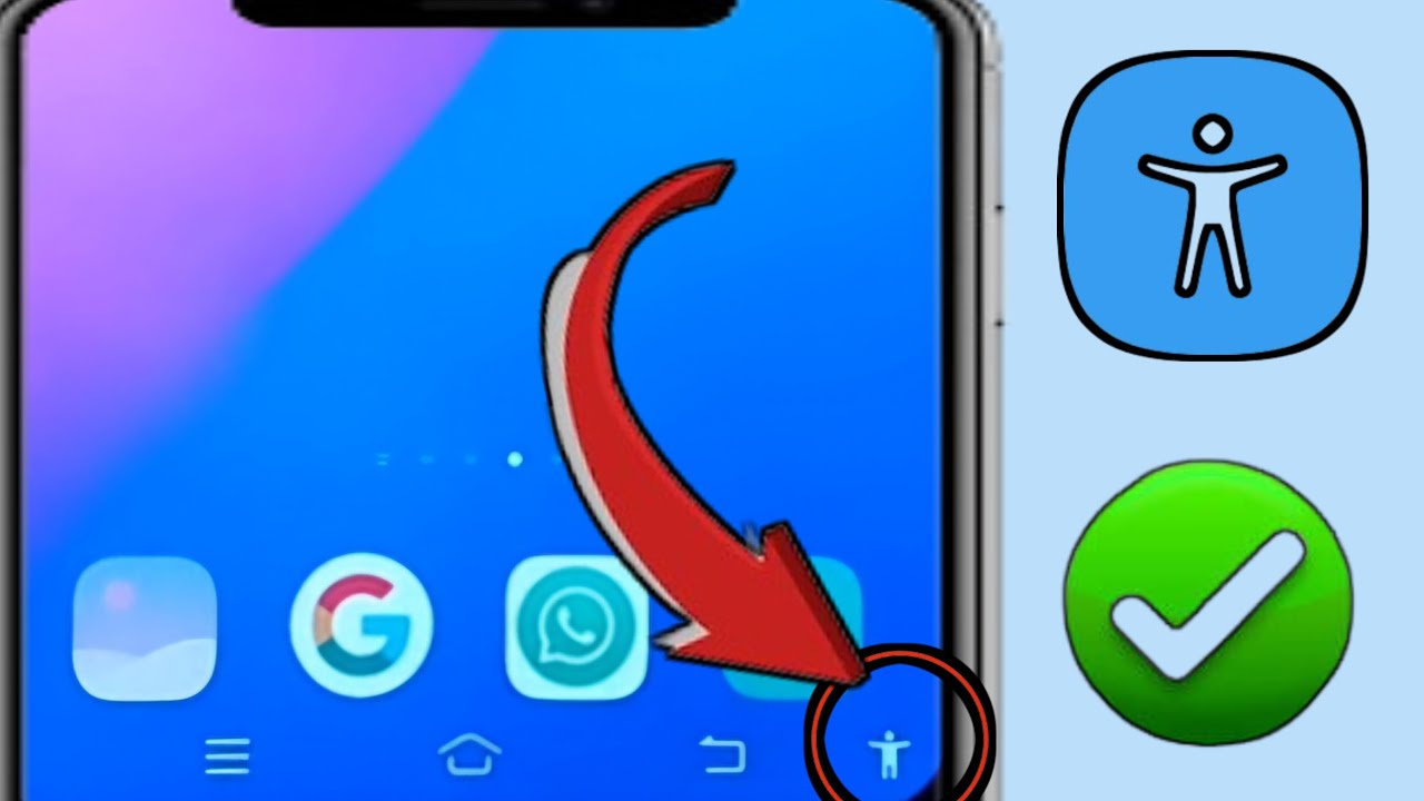 Comment supprimer l'icône d'accessibilité sur Samsung Phone II