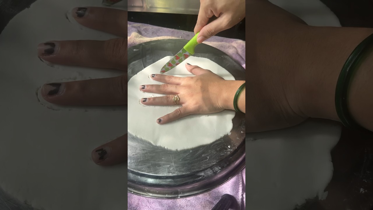 Hand shaped bhakari✋🏻#food #cooking #roti