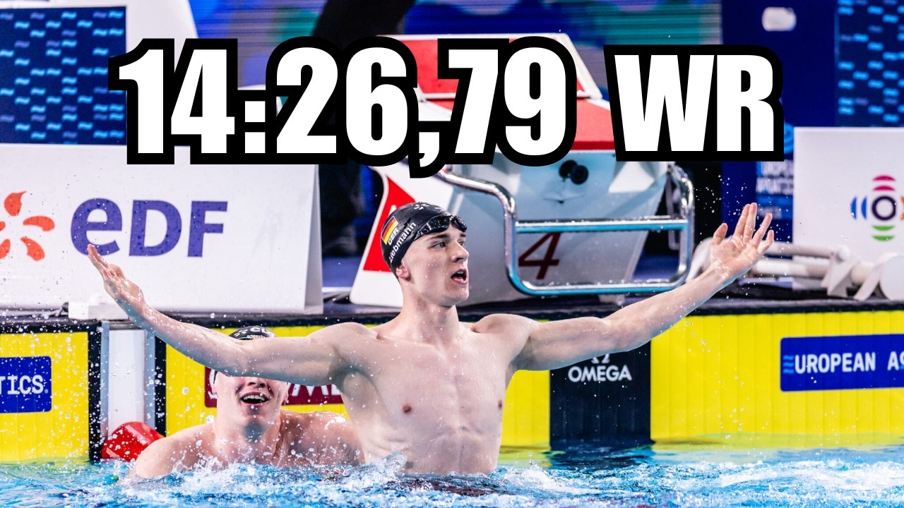 UNREAL. 🌎WORLD RECORD 1500m Freestyle ⭐️- JOHANNES LIEBMANN SHATTERS THE WR BY 4 SECONDS🤯